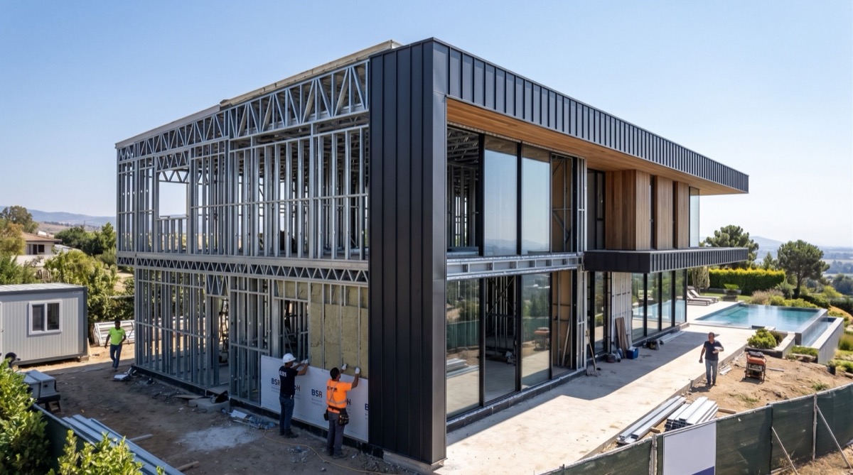 Çelik Konut ve Villa Yapıları